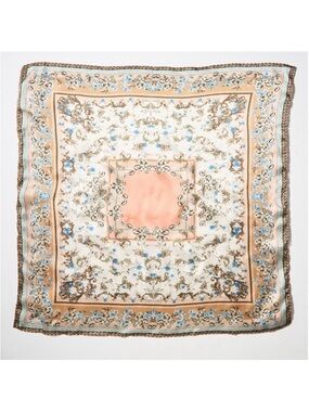 New! Anthropologie Wallpaper Print 27” Hair Neck Bag Scarf NWT